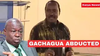 AKIUMIZWA.WE WILL PLACE IT SQUARELY BEFORE KANJA AND WILLIAM RUTO!Kalonzo EXPOSES Gachagua Abduction