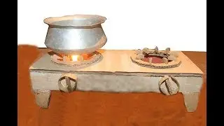 How To Make A cardboard Gas Stove easy and very simple new 2017