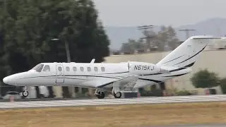 Silver Air Cessna CJ3 [N615KJ] takeoff from VNY