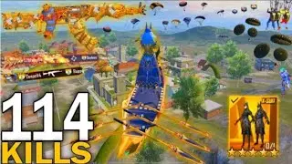 114 KILLS! OMG!!😱REALLY All CONQUEROR PLAYERS LANDED in HERE🥵 pubg mobile