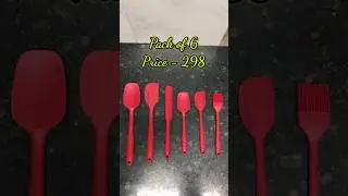 Silicone Spatula Set ✨ #shorts #youtubeshorts #shortsfeed #silicone #spatula #kitchenproducts