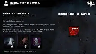 NEW DBD PLAYER CARD REDEEM CODE AND FREE BP | Dead by Daylight