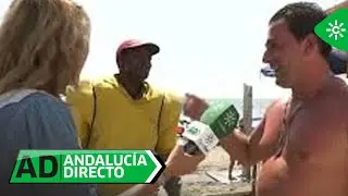 Andalucía Directo | El 'Camarón africano' de la Costa del Sol, un vendedor con arte que regala...