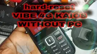 ✅️Como formatar Vibe 4G kaiOS NL sem computador || hard-reset Vibe 4G kaiOS without PC