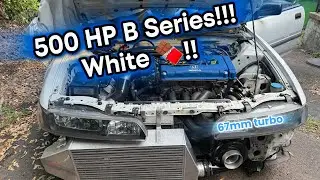 My new 500 HP Turbo Da9 integra 