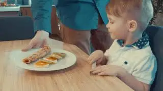 Pub d&eacute;jeuner Papa et fils [ALIMENTS CAPEL]