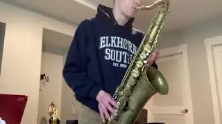 Buescher True Tone Tenor Saxophone Play Test
