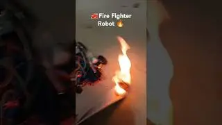 🚒 Introducing My Mini Project-1: Firefighter Robot 🔥