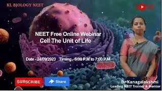 KL Biology NEET| Free Online Live NEET Class - 2024 | CELL The Unit of Life |