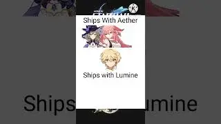 Aether vs Lumine #genshinimpact #honkaistarrail #shorts #aether #lumine