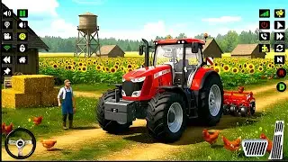 Modern Tractor Farming Simulator Game - Top Class Farming Tractor Driver - Android Gameplay 2025