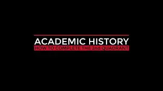 Cal State Apply Tutorial 5 Academic History