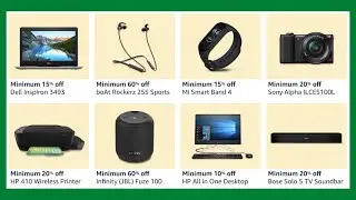 Amazon Prime Day Sale Offer on Electronics & Appliances | Laptops + cameras + Smartwatches & More