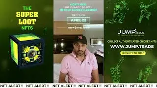 Here it is! A unique cricket NFT drop on its way!