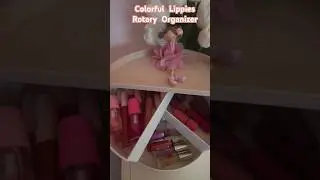 #asmr Rotary lippies Organizer #makeup #lipstick #lipgloss #lipbalm #lipoil #lip #pink #red #purple
