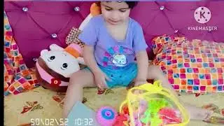 Devanshi play with toys 🧸 🔫 #cutebaby #cute #minivlog #funny #baby
