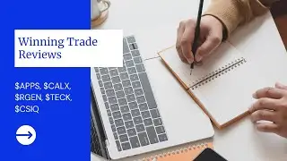 Trade Reviews: $APPS, $CALX, $RGEN, $TECK, $CSIQ