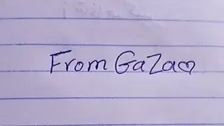 اكتبوا أسماءكم حتى اكتبها  Go ahead and write your names so I can write them on the live stream.