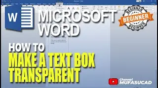 Microsoft Word How To Make A Text Box Transparent