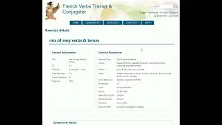 Retake french verbs exercises and learn from your mistakes