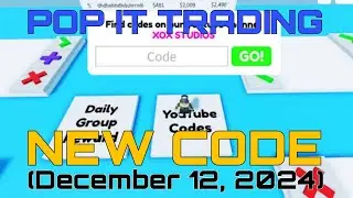 Roblox - NEW CODE IN Pop It Trading (December 12, 2024)