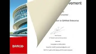 Barco University | Certifications & Certificates