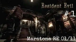 Resident evil 1 remake #1 com uma dose de loucura Maratona resident evil 01/11 