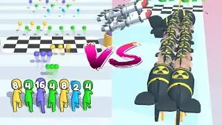 Merge Grabber 2 | Gun Head Run MAX LEVEL Gameplay iOS,Android APK MOD