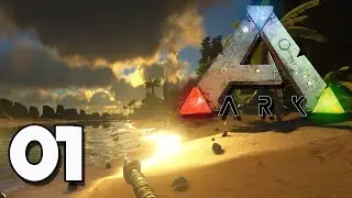 Let's Play ARK Survival Evolved | 01 | Beach
