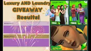 The Sims 4 Laundry Day & Luxury Party Play to Win Giveaway Results &bull; Congrats #thesims4  #eapartner