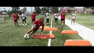 Gridiron Football Elite Camp (LCU): RB/WR Drills