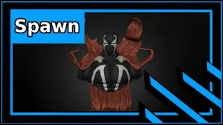 Spawn - FanArt - 1.5H Speedsculpt Timelapse