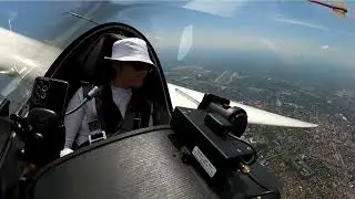T&aacute;vrep&uuml;l&eacute;s - Janus CM (D-KXJS)  Gliding over Hungary ( LHHO - Hajd&uacute;szoboszl&oacute; )