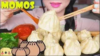 ASMR MOMOS 🥟| NEPALI STYLE | DUMPLING EATING SOUNDS | NO TALKING