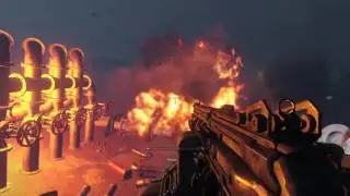 Call of Duty: Black Ops III - MG Turret Scene Through Mountain Range