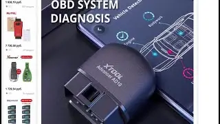 Диагностический сканер XTOOL AD10 OBD2, Bluetooth