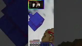 BEST Hypixel bedwars block clutch!!! #bedwars #hypixel #minecraft