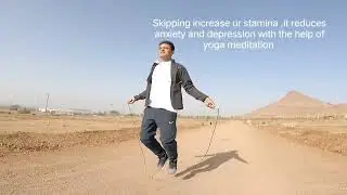 Before doing yoga and meditation skipping is best warm up exercise