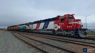 5-3-25! 4,000 SUBSCRIBER SPECIAL! Chasing ATSF 5704, Coaster 2105 from Fullerton to the SCRM!