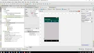 Android Studio Tutorial-01-Button onClick -Button with Shadow