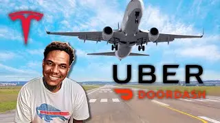 OMG! 3 Banger AIRPORT Rides! | Uber Comfort | DoorDash ride a long