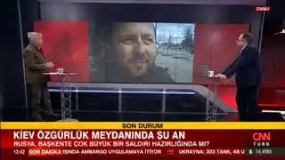 Kievde ozgurluk meydaninda roportaj