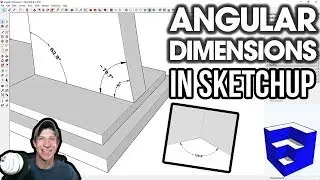 УГЛОВЫЕ РАЗМЕРЫ в SketchUp &mdash; Введение в расширение Angular Dimension 2