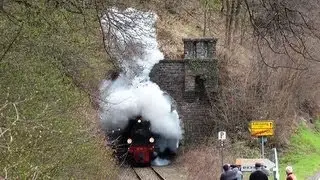 dampfspektakel  2010 2010 smalspoorbaan voormalig keramiek grondstof goederenspoorlijntje full HD