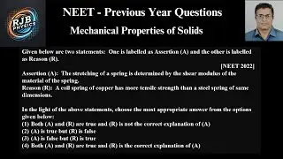 The stretching of a spring is determined by the shear modulus of the material of the spring