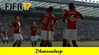FIFA 17 Manchester United vs Burnley at Old Trafford
