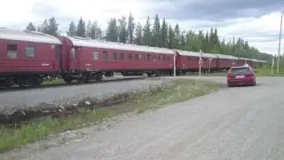 Ånglok på inlndsbanan 20160615 på väg till Mora