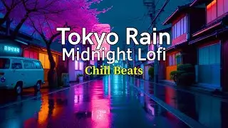 Rainy Tokyo Lofi 🌧️ | Midnight Beats & Vending Machine Glow for Deep Focus & Chill