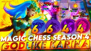 ULTIMATE 4 STAR KARINA MAGIC CHESS | ASTRO POWER + WYRMSLAYER WARRIOR META MAGIC CHESS | MAGIC CHESS