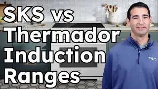 Сравнение индукционных плит Thermador и SKS с диагональю 36 дюймов: мощность, духовки, элементы у...